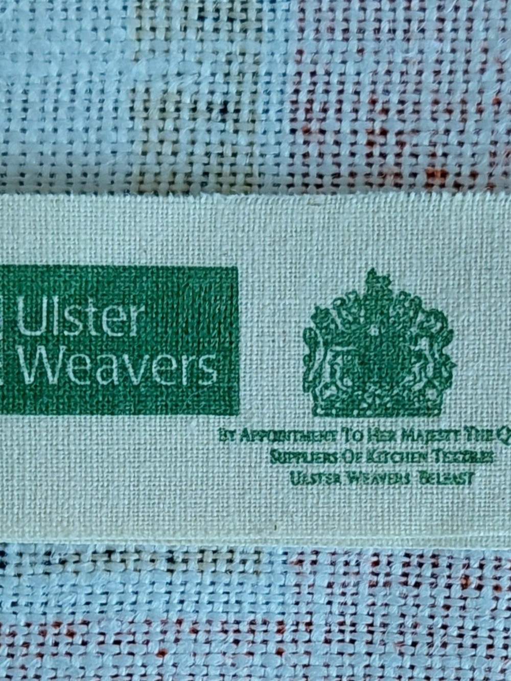 Irish Linen Cat Print Tea Towels Set Of Two NWOT - Picture 4 of 5